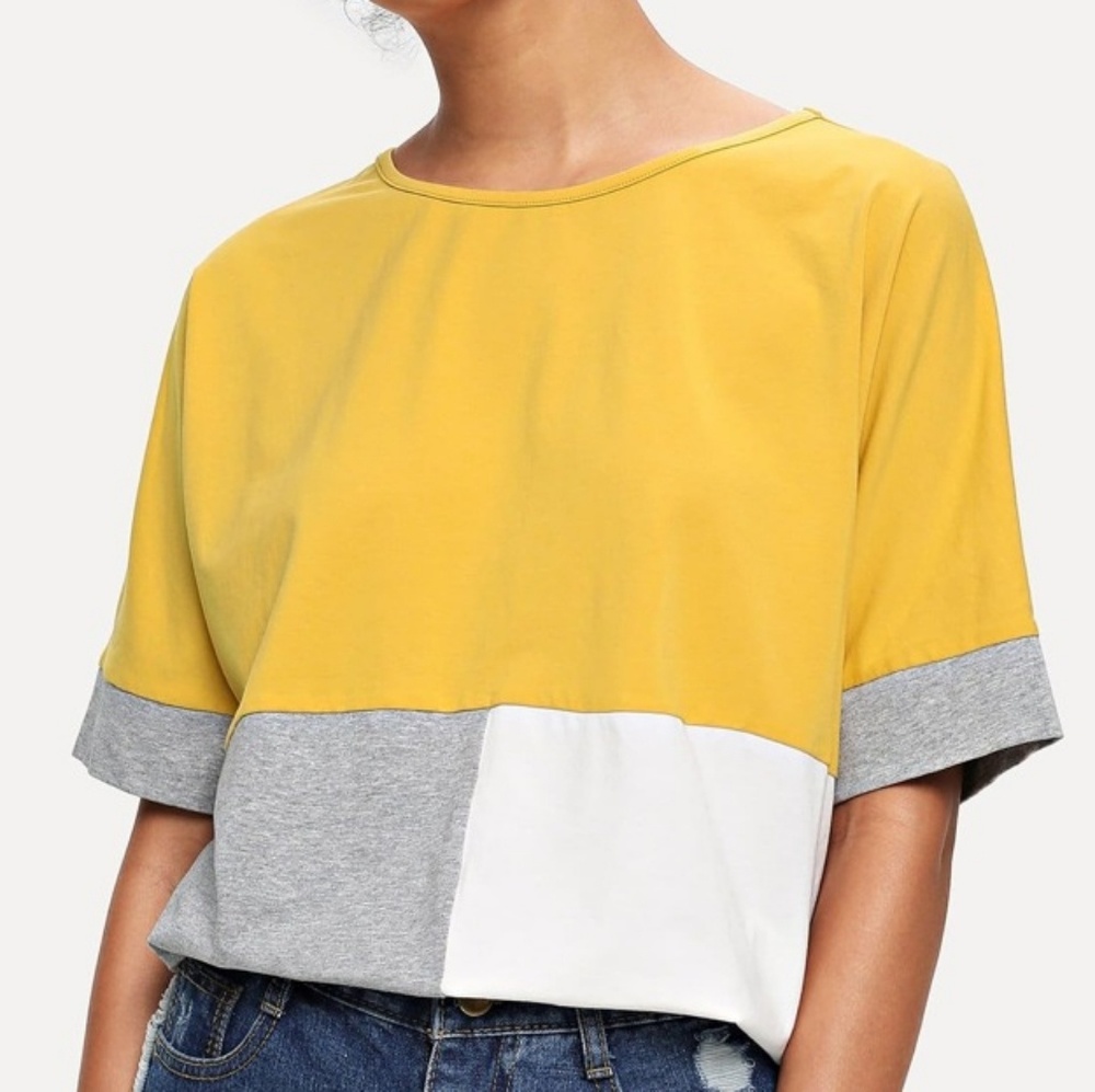 Color Blocked T Shirt